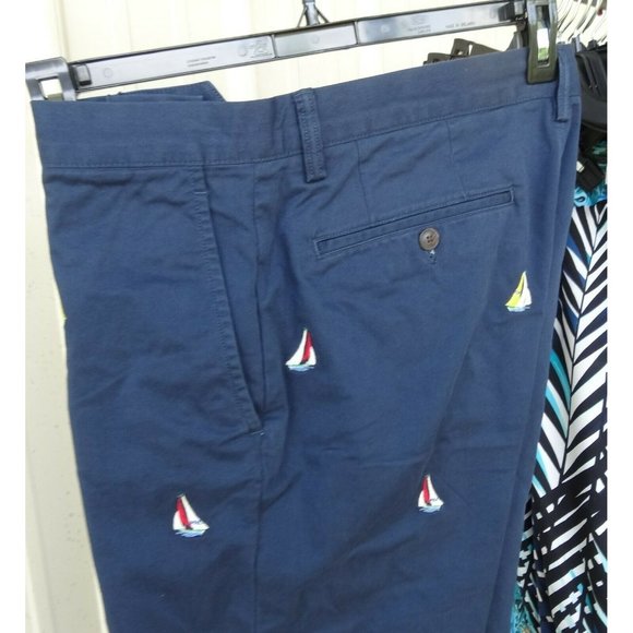 Ralph Lauren Polo Chino Stretch Straight Fit Navy Nautical Emb Sail Boat… - Picture 4 of 12